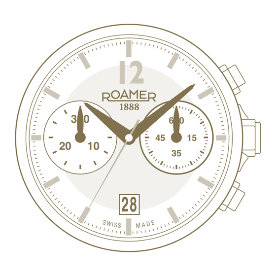 ROAMER ISA SWISS 8371 Instrucciones De Uso