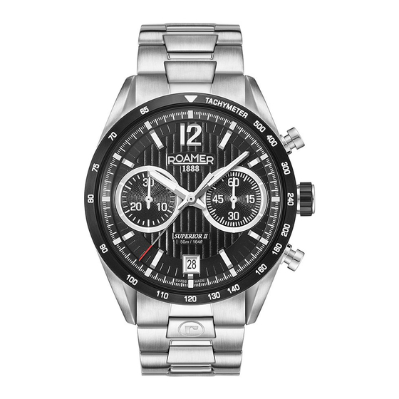 ROAMER ISA SWISS 8371 Instrucciones De Uso