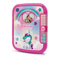 VTech Kidisecrets Mi primer diario Manual De Instrucciones