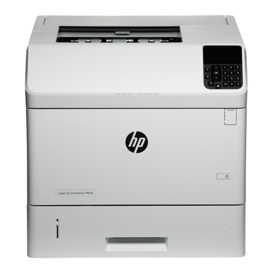 HP LaserJet Enterprise M604 Serie Guia De Instalacion