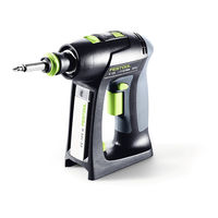 Festool C 15 Li Manual De Instrucciones Original