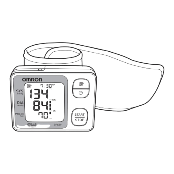 Omron BP629 Manual De Instrucciones