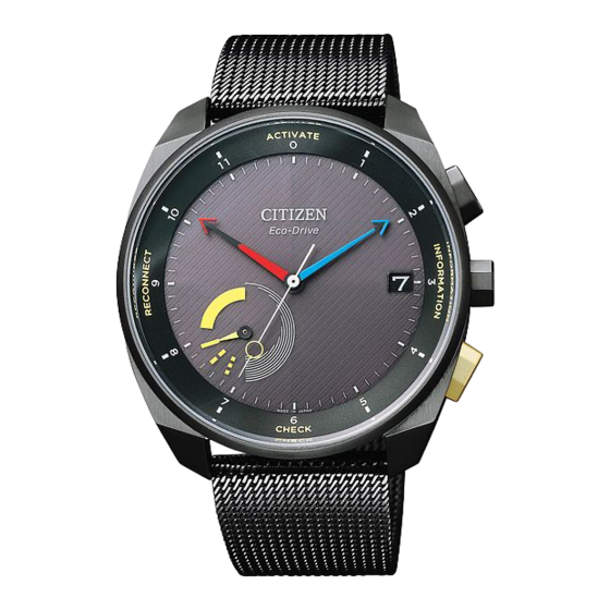 Citizen Eco-Drive Riiiver W510 Manual De Instrucciones