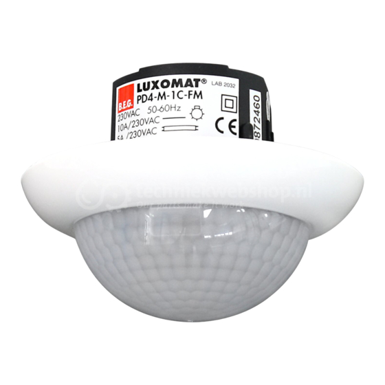 B.E.G. LUXOMAT PD4-M-1C Instrucciones De Montaje Y Funcionamiento