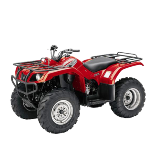 Yamaha GRIZZLY 350 2008 Manual Del Propietário