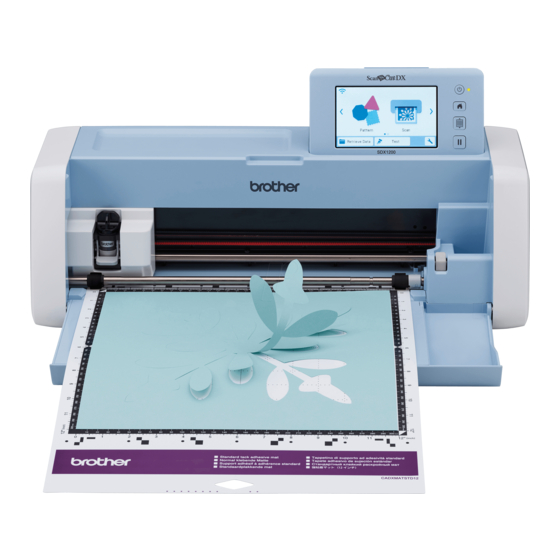 Brother ScanNCut DX Manual Del Usuario