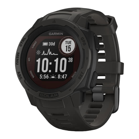 Garmin INSTINCT 2 Serie Manual Del Usuario