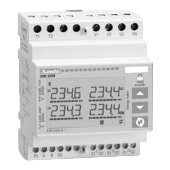 LOVATO ELECTRIC DME D330 Manual De Instrucciones