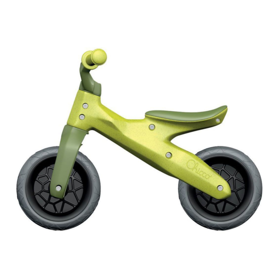 Chicco Balance Bike ECO + Manual De Instrucciones