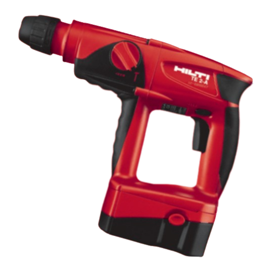 Hilti TE 2-A Manual De Instrucciones