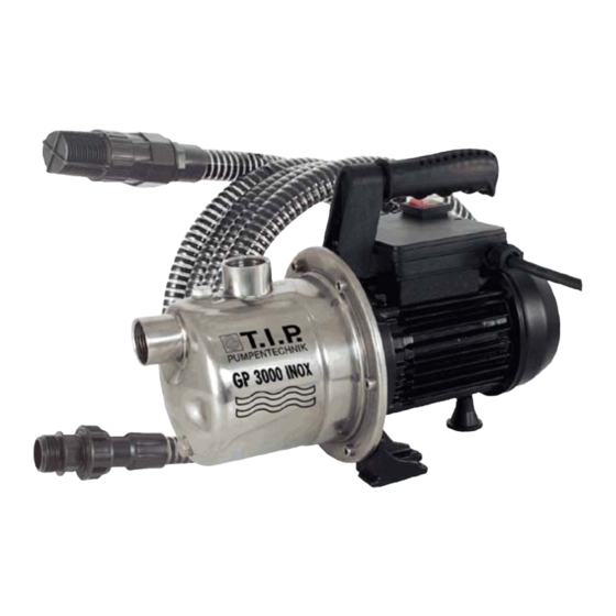 T.I.P. GP 4500 INOX Instrucciones Para El Manejo