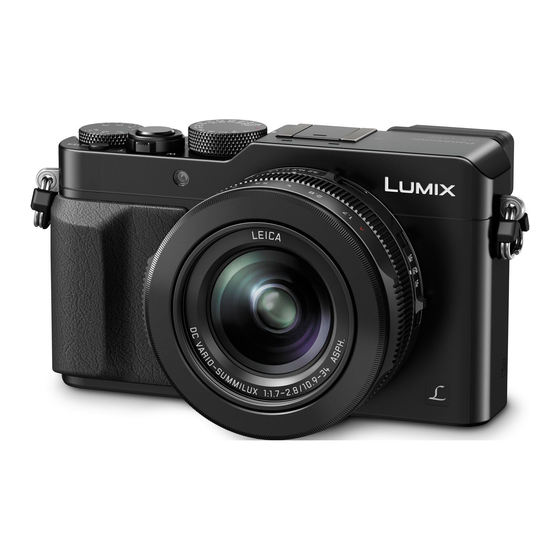 Panasonic Lumix DMC-LX100 Instrucciones De Funcionamiento Para Características Avanzadas