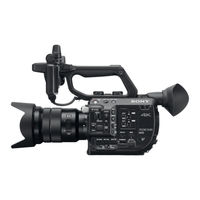 Sony XDCAM PXW-FS5 Manual De Instrucciones