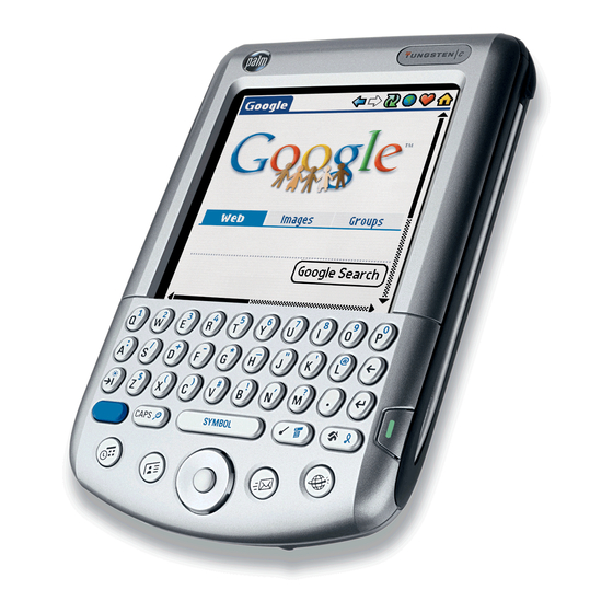 Palm Tungsten C Información Importante