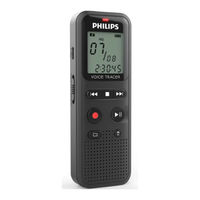 Philips VOICE TRACER DVT1150 Manual Del Usuario