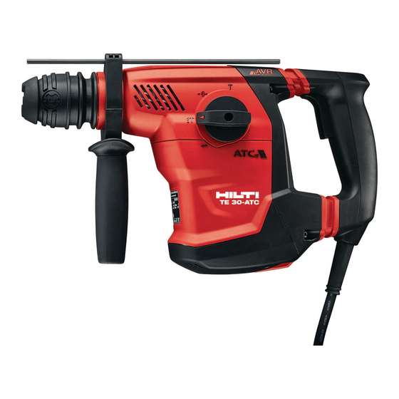 Hilti TE 30-ATC Manual De Instrucciones