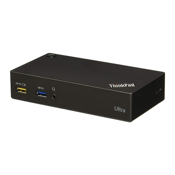 Lenovo ThinkPad USB 3.0 Ultra Dock Guia Del Usuario