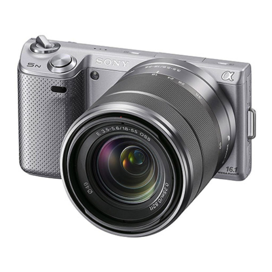Sony NEX-5N Manual De Instrucciones