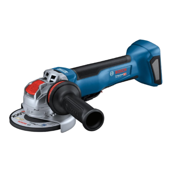Bosch GWX 18V-10 P Professional Manual Original