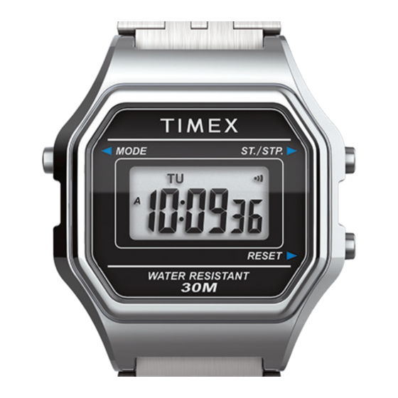 Timex Mini Digital Guía Del Usario