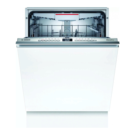 Bosch SBH4HCX48E Manual De Usuario