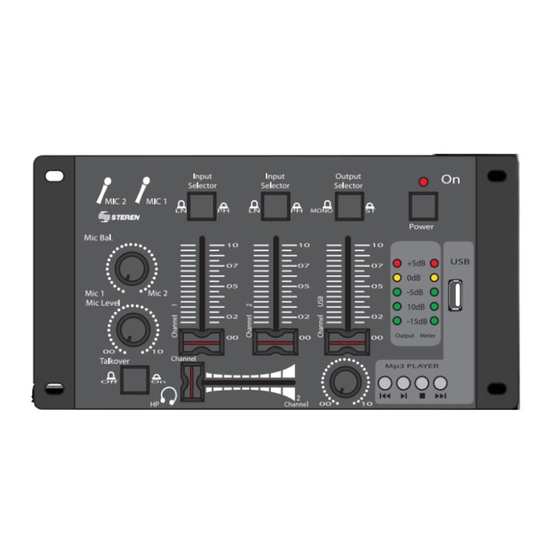 Steren MIX-135 Manual De Instrucciones