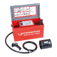 Rothenberger ROFUSE 400 TURBO Instrucciones De Uso