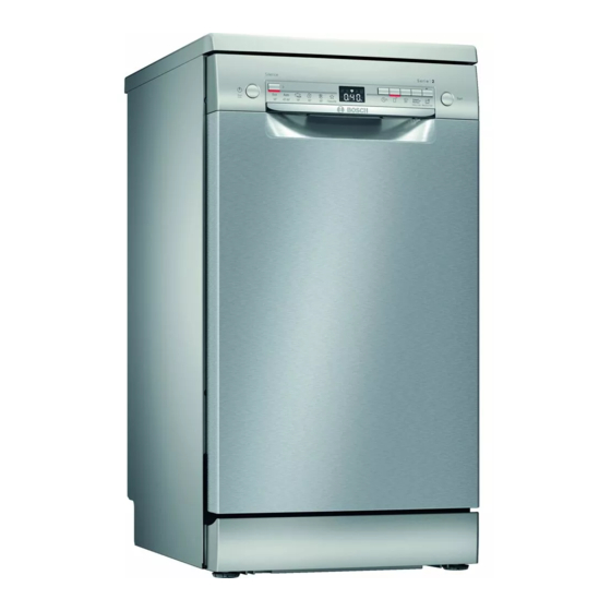 Bosch SPS2HKI57E Manual De Usuario