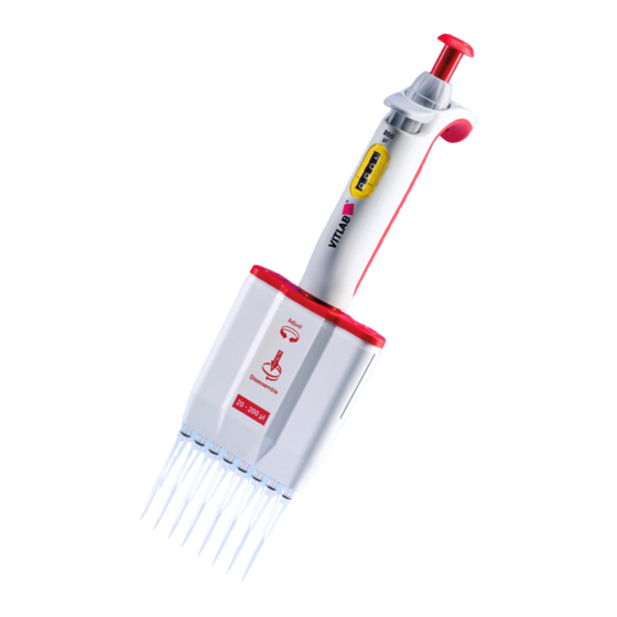 VITLAB micropipette-8 Manuales