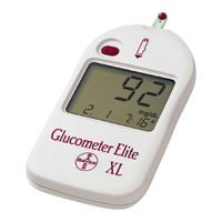 Bayer Glucometer Elite XL Guia Del Usuario