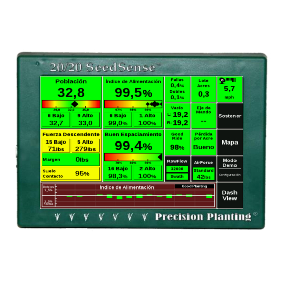 Precision Planting SeedSense 20/20 Manuales