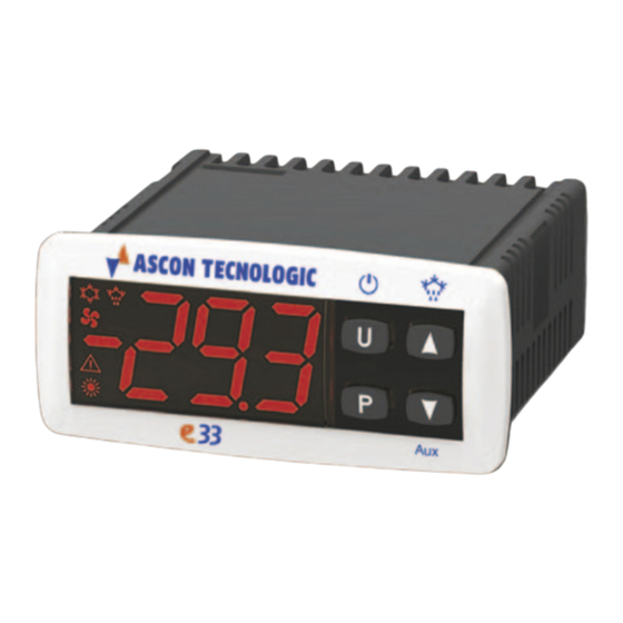 ASCON TECNOLOGIC E33 Manual De Instrucciones