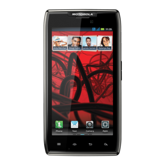 Motorola RAZR MAXX Manual Del Usuario