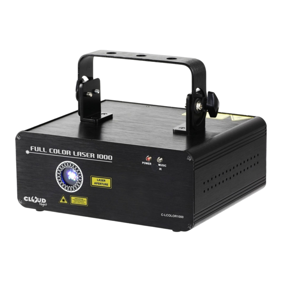 CLOUD-NIGHT FULL COLOR LASER 1000 Manuales