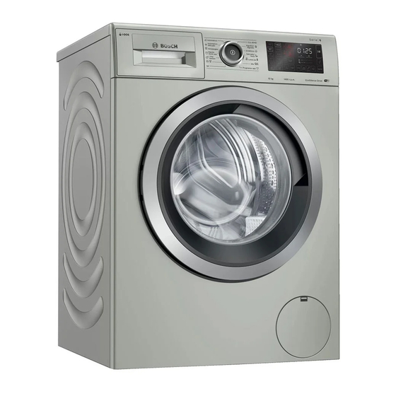 Bosch WAL28PHXES Manual De Usuario E Instrucciones De Montaje