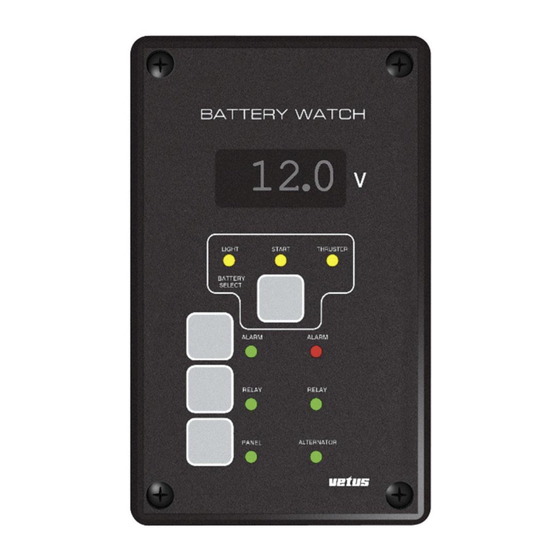 Vetus BW312A Manual De Uso E Instrucciones De Instalación
