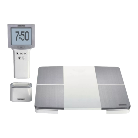 Soehnle Body Balance Comfort FS5 Instrucciones De Manejo