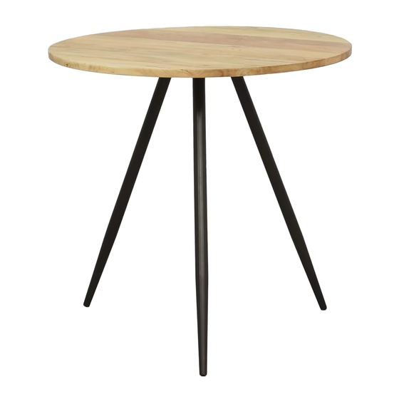 West Elm Wren Bistro Table Instrucciones De Ensamblaje