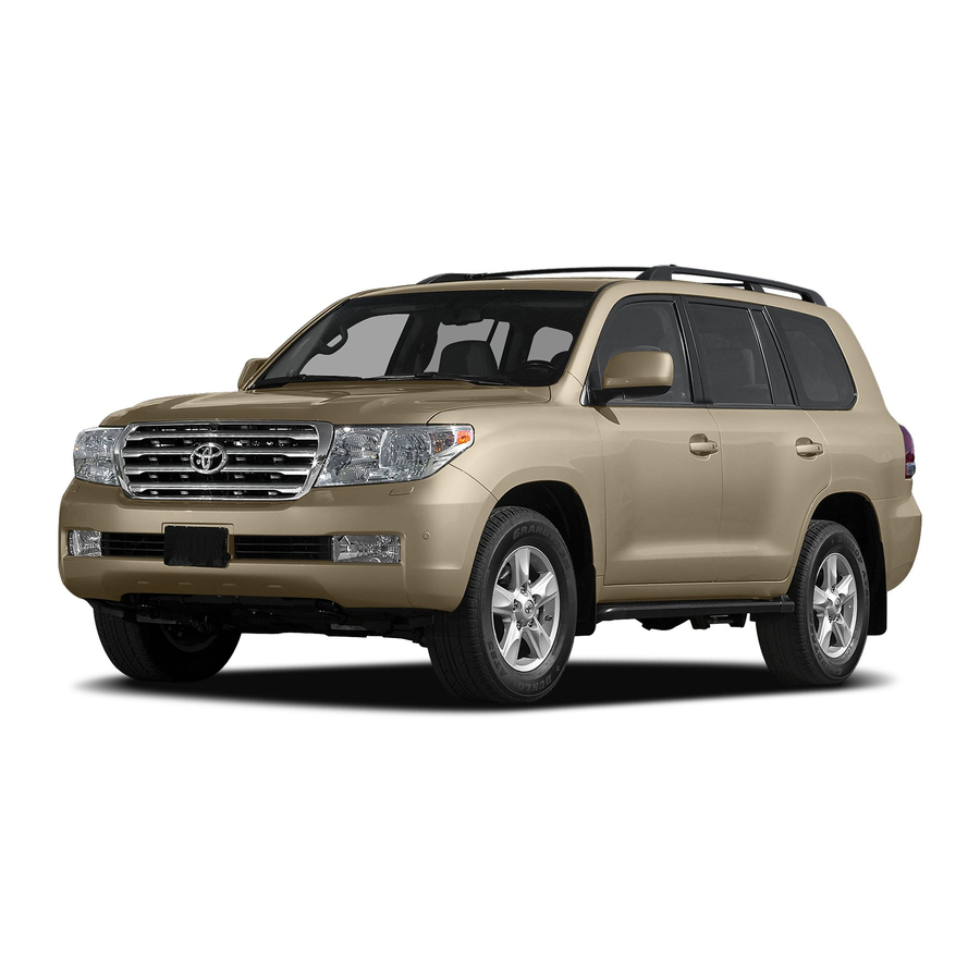 Toyota Land Cruiser V8 Manual Del Usuario