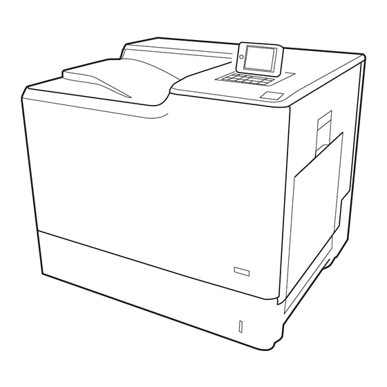 HP Color LaserJet Enterprise M652 Serie Guia Del Usuario