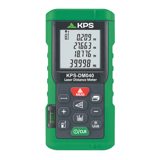 KPS DM040 Manual De Instrucciones