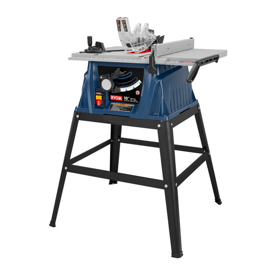 Ryobi RTS10 Manual Del Operador