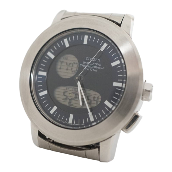 Citizen u010 Manual De Instrucciones