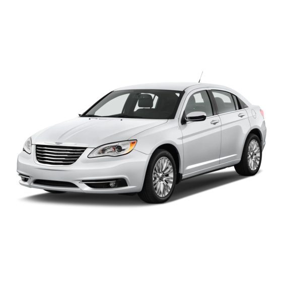 Chrysler 200C 2012 Manuales