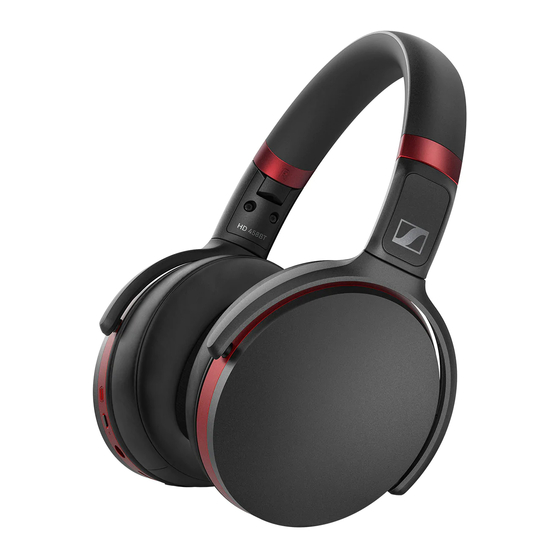 Sennheiser HD 458BT Instrucciones De Manejo