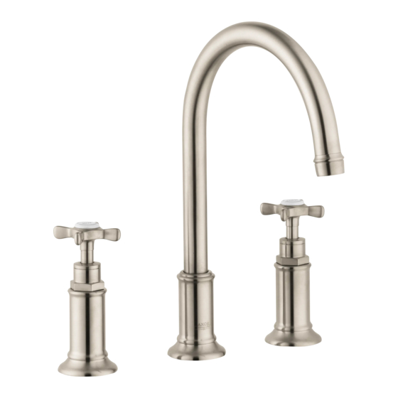 Hansgrohe Axor Montreux 16523 Serie Manuales