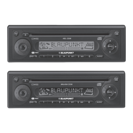 Blaupunkt Kiel CD36 Instrucciones De Manejo