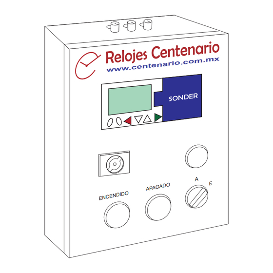Relojes Centenario SONDER Instructivo