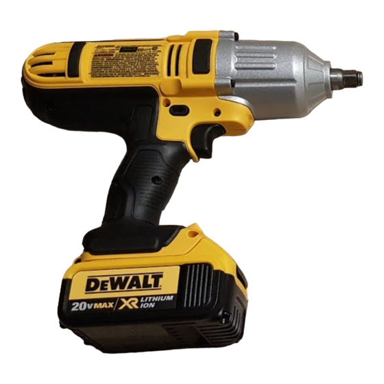 DeWalt DCF889 Manual De Instrucciones