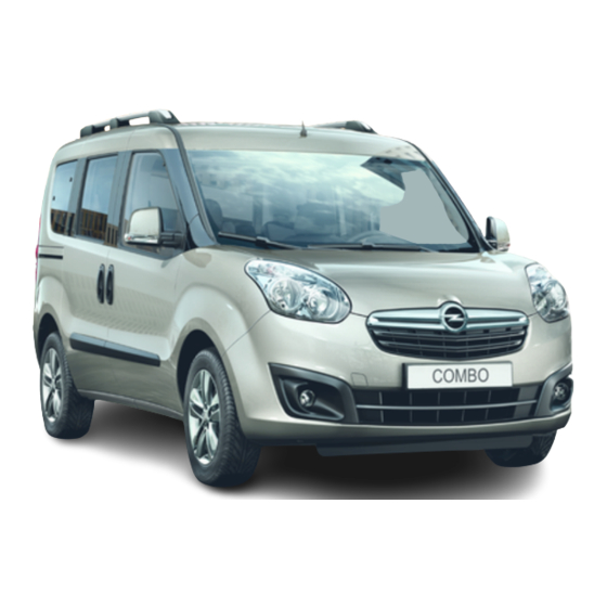 Opel COMBO 2017 Manual De Instrucciones